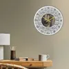 Zegarki gitarowe akordy Yin i Yang Music Wall zegar Acoustic Bass Guitar Guitar Circle of Fifths Wall Art Clock Bassist Bassist Prezent