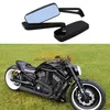 8mm 10mm Motorcykel bakspeglar för Kawasaki Vulcan VN 800 900 1500 1600 1700 2000 för BMW Honda Yamaha Suzuki Ducati Scooter Motocross Rearview Mirrors