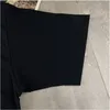 MEN THRIT DESTRICER SHIRTS Y3 Black Samurai Shadow Print Y-3 Crew Neck Lourd Sould Short Shirt discal