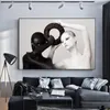 Black and White Abstract Sexy Nude African Women Body Oil Painting on Canvas Posters and Prints Wall Art Picture for Living Room