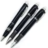 Продвижение Black Night M Roller Ball Pen Pen Crytal Top Lop Riding Prings Письмены для студенческой серии