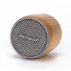 Mini Portable Speakers Wood Bluetooth Speaker Wireless Handsfree med FM TF Card Slot LED Audio Player för MP3 -surfplatta PC i Box