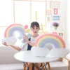 INS Candy Color Cloud Star Moon Plush Pillow colorido Rainbow Crown Cushion Sofa Home Decoration Throe Toy 220507