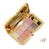 Diamond Bright Eye Shadow 10 colori Shimmering Glitter Eyeshadow Palette per trucco con pennello Cosmetici di bellezza