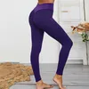 Hög midja leggings andningsbara sömlösa yogabyxor Fitness och gymnastikförbättringskläder