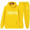 新しいメンズトラックスーツ TRAPSTAR ファッションパーカースポーツウェア男性服ジョギングカジュアルメンズランニングスポーツスーツデザイナーパンツ 2 個セットプラスサイズの女性服