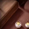 Femmes de créateurs de boucles de perle bijoux luxurys mecles d'oreilles 925 lettres boucle argentées avec boîte nouveau 22052404r