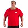 Männer Tank Tops männer T Shirts Fitness Männer Bodybuilding Hemd Batwing Hülse Rag Gym Muscle Lauf Shirt2022Men's