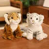 CM Mooie tijger knuffels hoogwaardige wilde dieren plushie poppen simulatie gevuld zacht speelgoed voor kinderen baby geschenken J220704