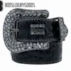 2022 H￶gkvalitativ stj￤rna Model Designer Belt BB Simon Belt f￶r m￤n Kvinnor Shiny Diamond Belt Black Cintura Uomo BoosluxuryGoods2163978