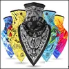 Designer Masks Housekee Organization Home Garden Adt Fashion Face Two In One Ventilation Sun Proof Collar Neck Gaiter Washable Dustproof F