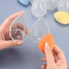 Porous breathable vertical multifunctional folding transparent plastic puff storage box 5pcs Small and easy to store without taking up space
