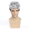 Short Men Wig Straight Synthetic Wig for Male Hair Fleeciness Realistic Natural Toupee Wigs Heat Resistant4786372