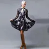 Stage noszenie drukowania latynoskiej sukienki taneczne fr Ladie