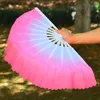 5 Farben Chinesische Seiden Handfan Bauch Tanzparty kurze Fans Bühnenbilder Fans Requisiten