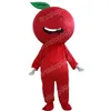 Halloween Red Apple Mascot Costume Najwyższej jakości kreskówka Anime Postacie dorośli rozmiar Bożego