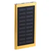 Banque d'énergie solaire 20000mah 2 USB batterie externe LED Portable Powerbank téléphone Portable chargeur solaire pour téléphones intelligents