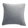 Cushion/Decorative Pillow Dutch Velvet Pillowcase Cushion Source Solid Color Backrest Crystal Plain Colorful Waist W220412