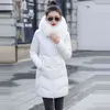 2022 nueva chaqueta de invierno para mujer, Parka con capucha, Parka acolchada de algodón para mujer, chaqueta larga para mujer, abrigo de talla grande 7XL, prendas de vestir cálidas ajustadas L220730