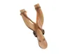UPS Fidget Toys Wooden Material Slingshot party favor Rubber String Fun Traditional Kids Outdoors catapult Interesting Hunting Props Toys