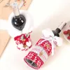 Nieuwe 2023 Kerst gebreide Wine Bottle Covers Snowflake Tree Wines Flessen met Bowknot Beer Cover Nieuwjaar Kerstmis Decoratie GC1014