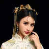 أغطية الرأس الزفاف اللباس القديم غطاء الرأس الصيني الزفاف الشعر الديكور xiu هو فينيكس كورونيت باي شيونغسام الملحقات