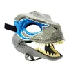 Dragon dinosaure mâchoire masque bouche ouverte Latex horreur dinosaure couvre-chef Dino masque Halloween fête Cosplay accessoires peur MaskGC1390