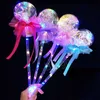 LED Glow Ball Stick Princesse Light Up Baguette De Noël Halloween Décoration Ciel Étoilé Baguettes Magiques Concert Party Bâton Lumineux BH7127 TYJ