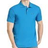Gute Qualität Sommer Marke Herren Kurzarm Polos Shirts Casual Baumwolle Revers Mode Schlanke Tops 220707