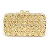 Sacs de soirée Style Européen Strass Cristal Pochette De Mariage Pour Femmes Sacs À Main Fleur Embrayages Demoiselles D'honneur 88408Evening