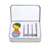USA Stock Metal DAB Bag Rosineer Decarboxylering Capsule Pen Accessories Kit Aluminium With Silicone Jar Wax Dabber Tools