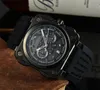 Wristwatches BR Model Sport Rubber Watchband Quartz Bell Luxury Multifunction Watch Business Stainless Steel Man Ross Wristwatch M267v