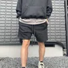 drawstring fleece shorts