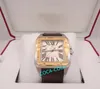 Shop-Empfehlung wasserdichte Uhr Mode Hochwertige 42mm 18K Gelbgold Edelstahluhr W-20072X7 Automatikwerk Herrenarmbanduhren
