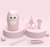 4 In 1 Nail Care Kit Wth Cute Case Baby Clippers Scissors Nail File Tweezers Manicure Pedicure Set For Newborns
