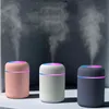 Umidificatore portatile da 300 ml Usb Ad ultrasuoni Dazzle Cup Diffusore di aromi Freddo Mist Maker Purificatore d'aria con luce romantica