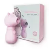 ピンクの猫のクリトール吸引バイブレーター女性のためのセクシーなおもちゃ口腔吸引乳首吸盤クリトリスティムターマスターベーターエロティックおもちゃ