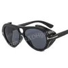 Gafas de sol de mujer de moda tonos de gran tamaño Gafas piloto de piloto para mujeres Men Uv400 Beach Eyewear