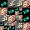 Arts And Crafts Hexagonal Cylindrical Crystal Stone Charms Glow In The Dark Luminous Wire Wrap Stones Pendant For Necklaces Sports2010 Dhqwf