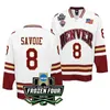 XFLSP 2022 College Frozen Four Championship Custom Denver Pioneers du Ice Hockey Jersey 8 Joe Colborne 16 Anthony Maiani 42 Tyler Bozak 24 Peter