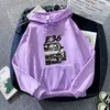 Kvinnors hoodies tröjor harajuku kvinnor bil tryckt avslappnad tröja långärmad koreansk pullover lös streetwear ns5239women's