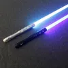 Silver Series RGB Lightsaber Multi-kleuren premium aluminium legering oplaadbare lichtzwaard met geluidslicht voor volwassenen en kinderen