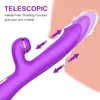 G spot coniglio vibratore giocattoli sessuali per donne vibratori di dildo vagina clitorio massaggiatore doppia vibrazione av stick sesso sicuro prodotto adulto prodotto 3101458