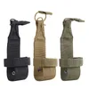 Molle suporte para garrafa de água, durável, tático, caminhada, acampamento, cinto, bolsa de nylon ao ar livre, para viagens, ciclismo, escalada