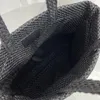 Mode-Trend Designer Tote Einkaufstasche Coole Umhängetasche Schulter Handtaschen Praktische Große Kapazität Damen Geldbörse Kupplung Weben Totes für Frauen Freies schiff