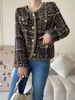 Vestes pour femmes Designer Chan home veste de costume western Nouvel automne hiver manteau Tweed de haute qualité décontracté printemps élégant cadeau d'anniversaire Saint Valentin F3GH