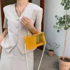 Abendtaschen Umhängetasche Designer Frauen Gelee Transparent Tote Luxus Perlenkette Handtaschen Acryl Kleine Quadratische Umhängetaschen 220607