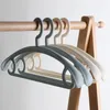 Hangers & Racks 10pcs/lot 42cm Thick Wide Shoulder Anti-skid Plastic Clothing Rack Multi-functional Adult Household Drying Clothes