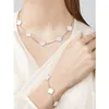 Mode Ketters Designers Vier blad klaver ketting sieraden sets voor vrouwelijke kettingen en armbanden 5 motieven Geschenk roestvrijstalen luxe Jewellerey Wedding