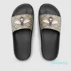 2022 Дизайнерская обувь роскошная слайд летняя мода широкая плоская сандалии.